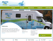 Tablet Screenshot of mobilevetmemphis.com